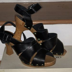 Martinez Valero Black Sandal, 7 NEVER WORN